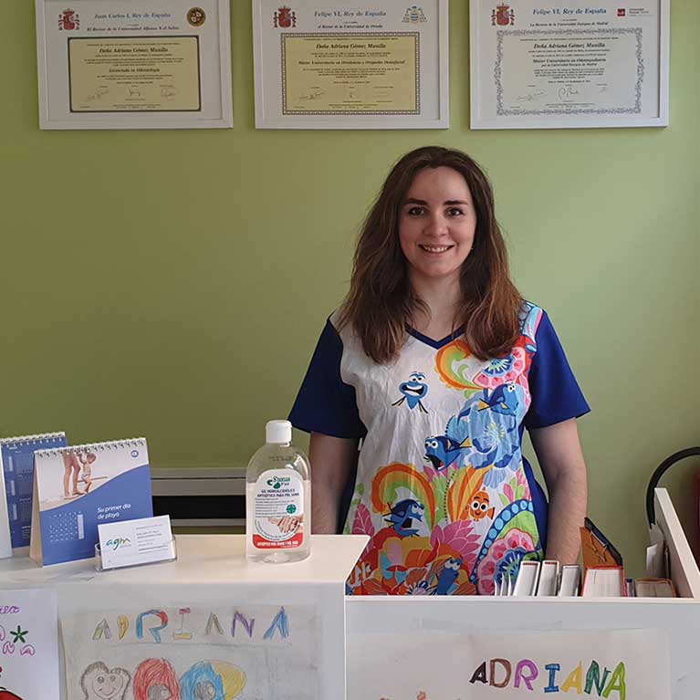 Adriana Gómez Munilla en la recepción