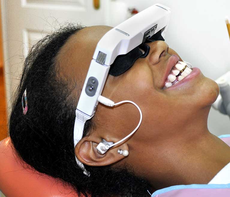 Paciente infantil con actitud positiva